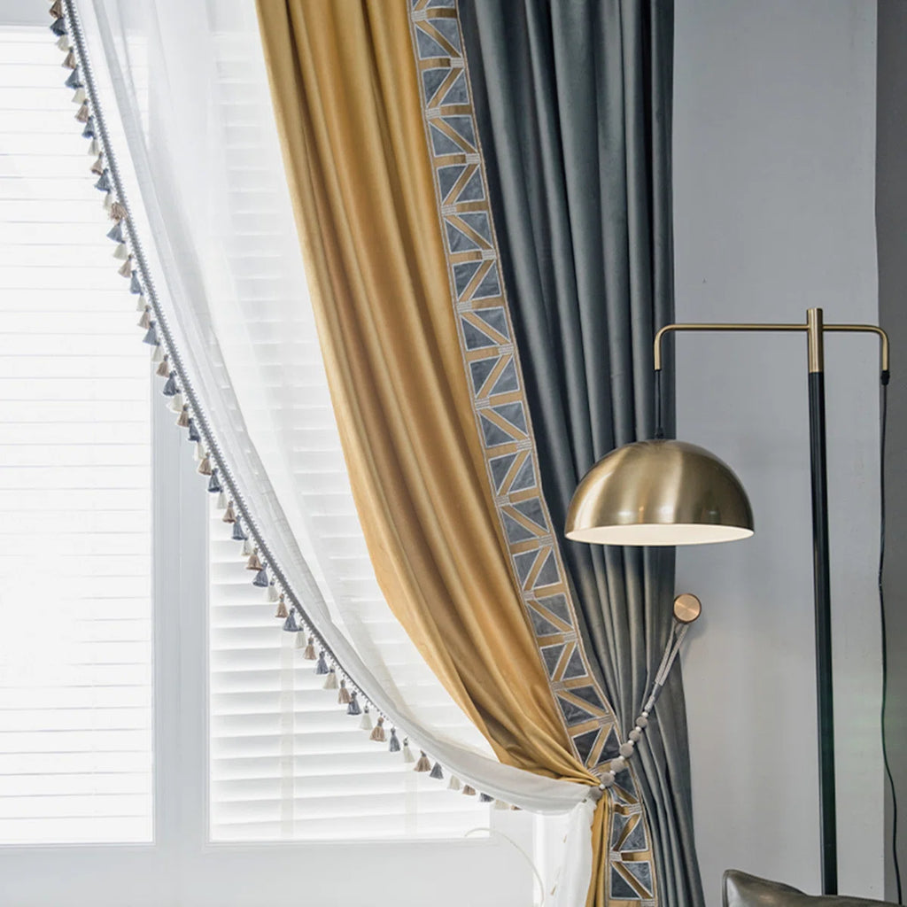 Athena Velvet Room Darkening Pair (Set of 2
