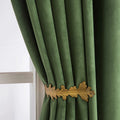 Lauier Velvet Blackout Curtain Pair (Set of 2)