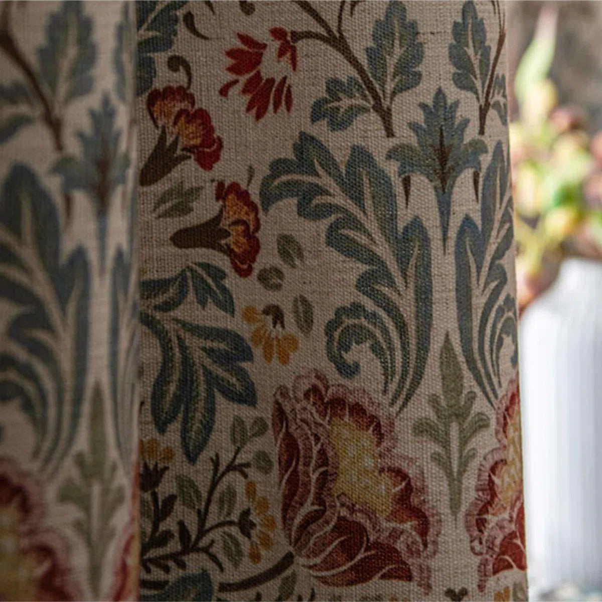 Kyle Cotton Blend Room Darkening Curtain Panel Pair (Set of 2)
