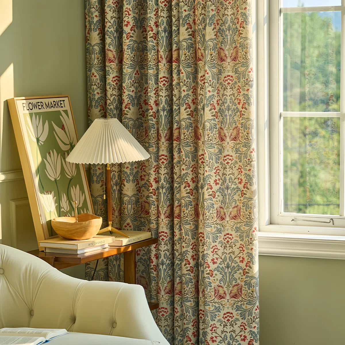 Kyle Cotton Blend Room Darkening Curtain Panel Pair (Set of 2)