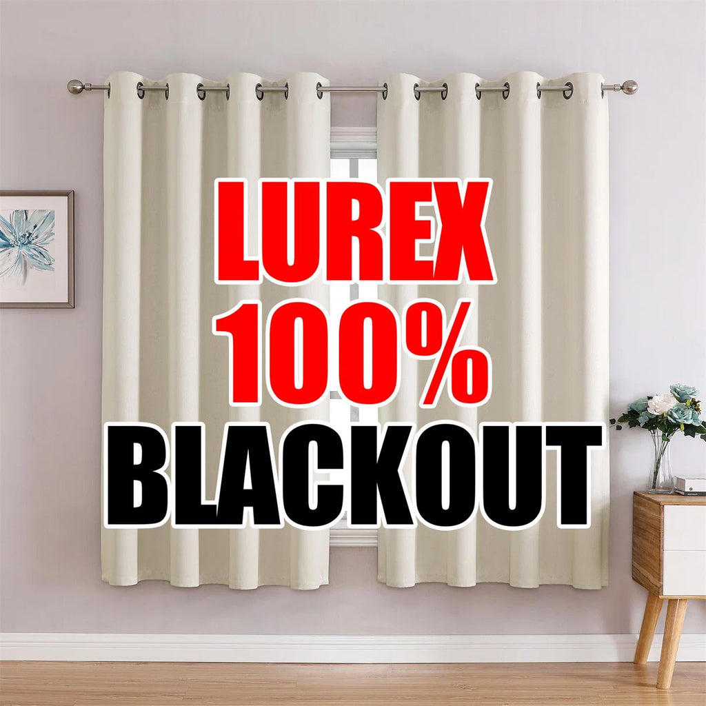 Orantes Solid Polyester 100% Blackout Curtains & Drapes Pair For Bedroom Living Room 63 84 95 Inches Long Grommet Curtains Thermal Insulated Sunlight Blocking Noise Reducing (Set of 2)